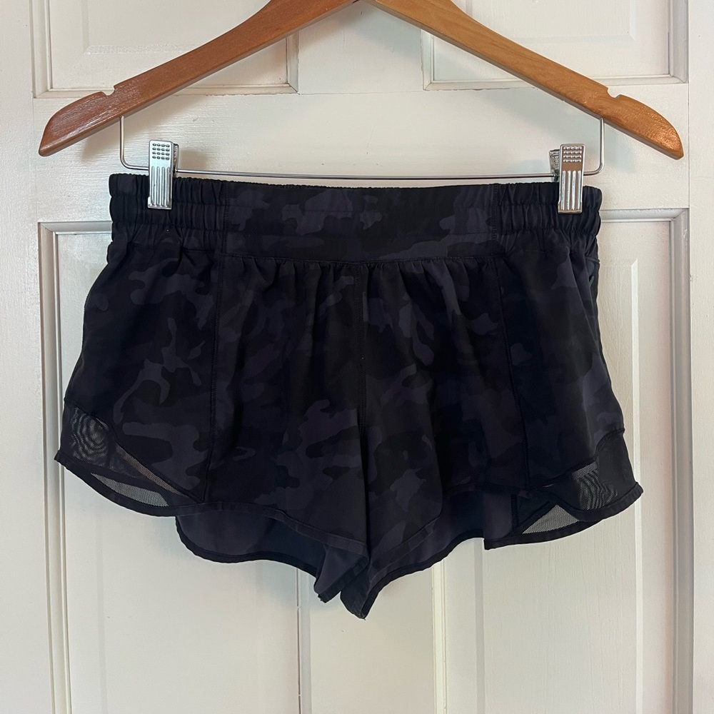 Lululemon Athletica Black Athletic Shorts Moisture-Wicking